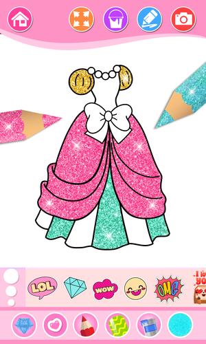 Beauty Coloring Book for Girls Screenshot 0