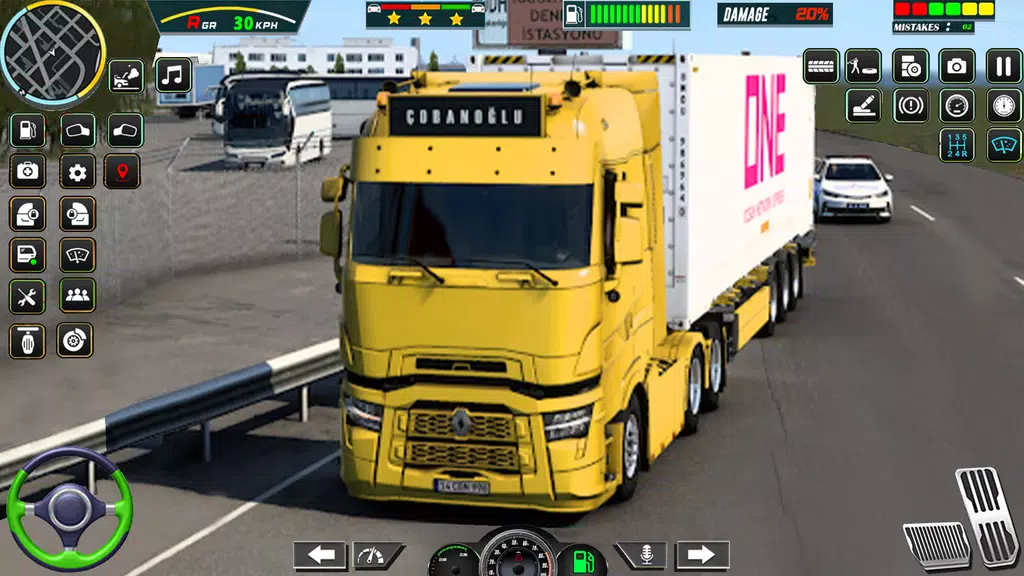 Real City Cargo Truck Driving Ekran Görüntüsü 2