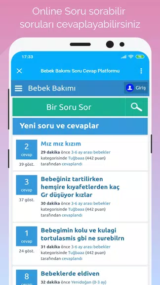 Gün Gün Bebek Bakımı, Takibi Скриншот 0