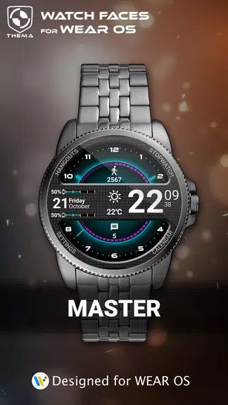 Master Watch Face Captura de pantalla 0