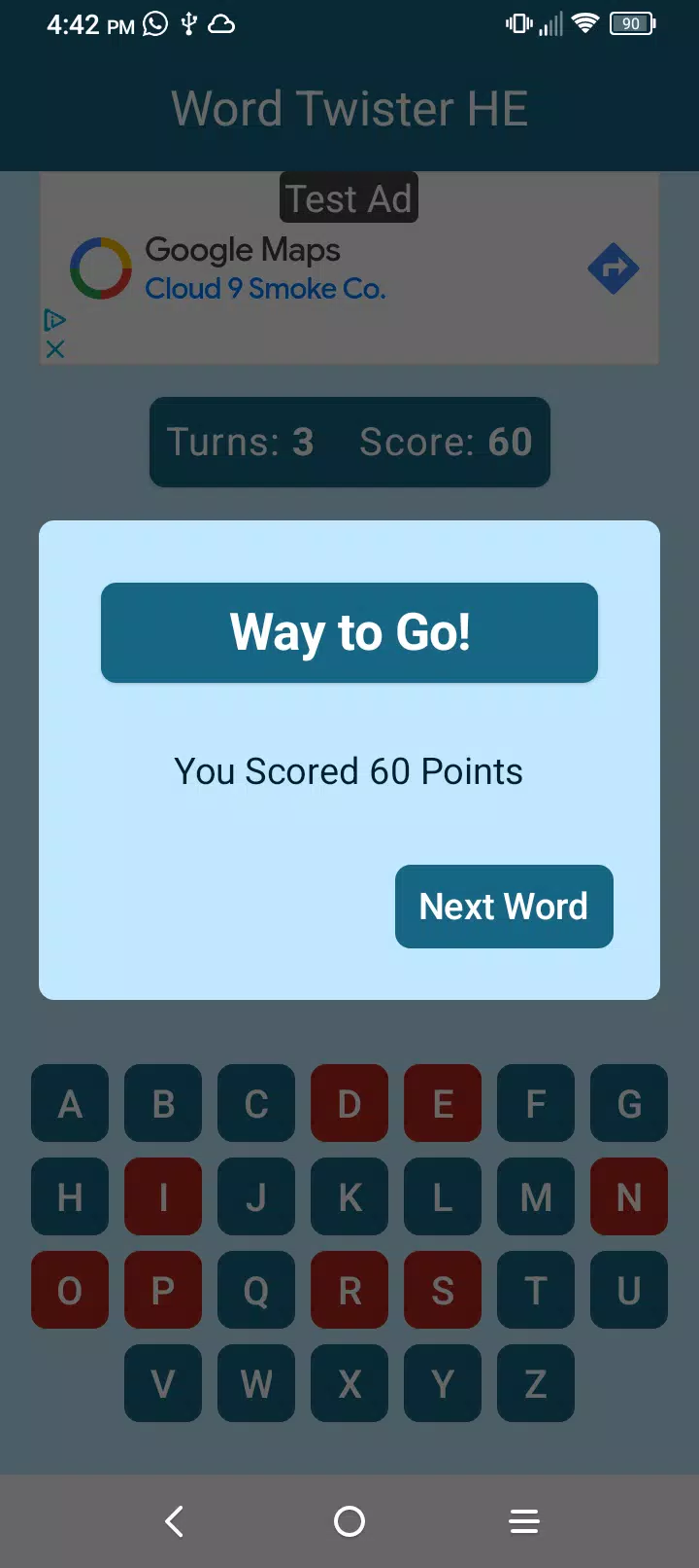 Word Twister Hangman Edition Ảnh chụp màn hình 1