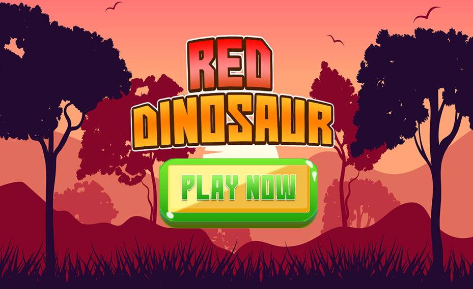 Hit The Red Dinosaur Game Zrzut ekranu 0