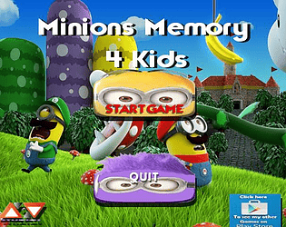 Minions Memory 4 Kids