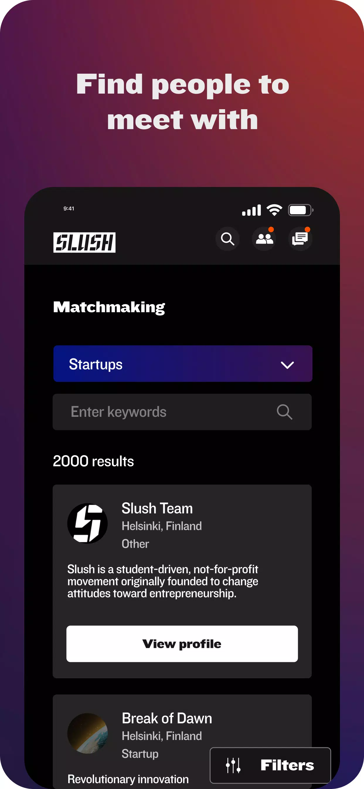 Slush App 스크린샷 1