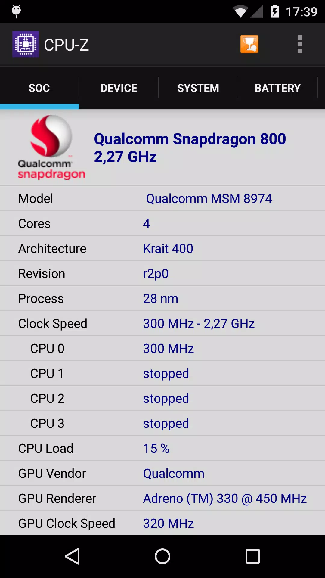 CPU-Z Ảnh chụp màn hình 0