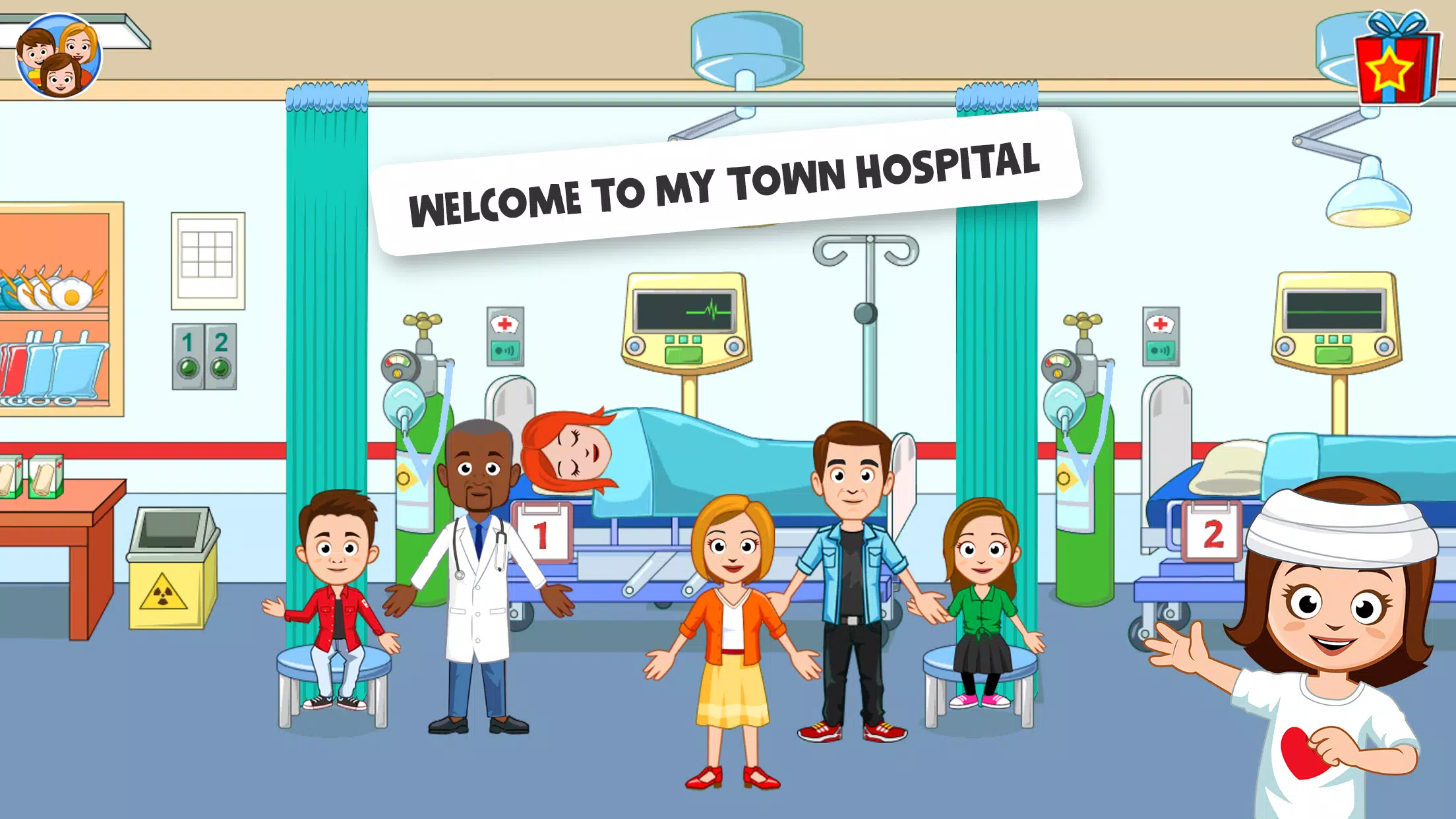 My Town Hospital - Doctor game Tangkapan skrin 0