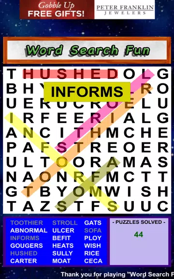 Word Search Scramble Word Find Zrzut ekranu 3