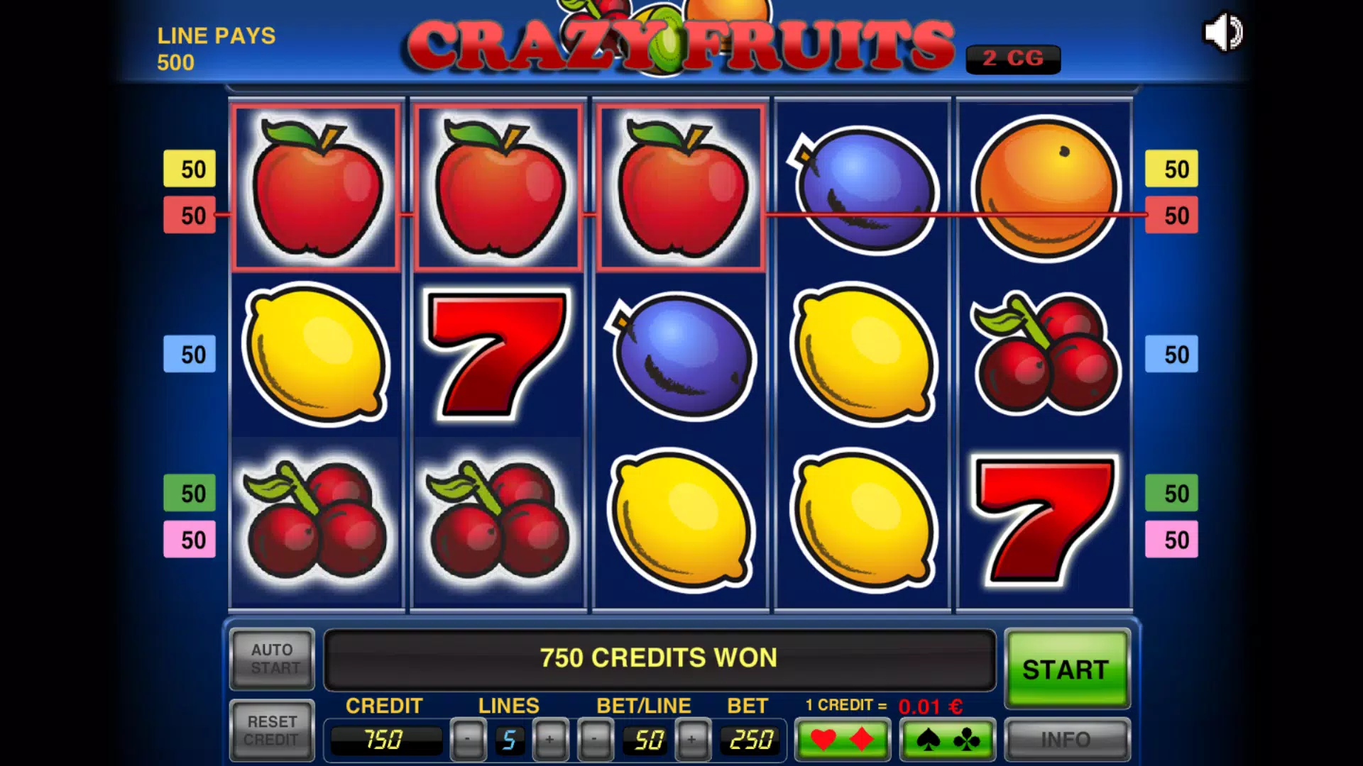 Crazy Fruits Schermafbeelding 0