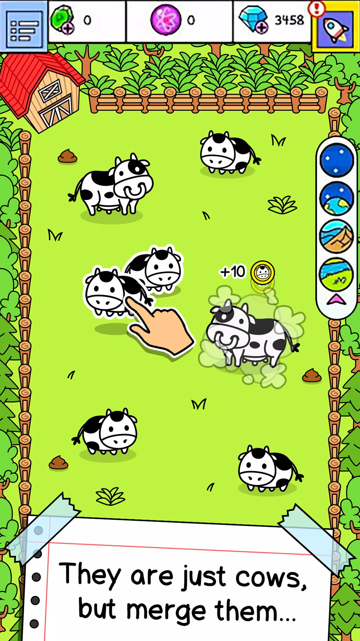 Cow Evolution ภาพหน้าจอ 0