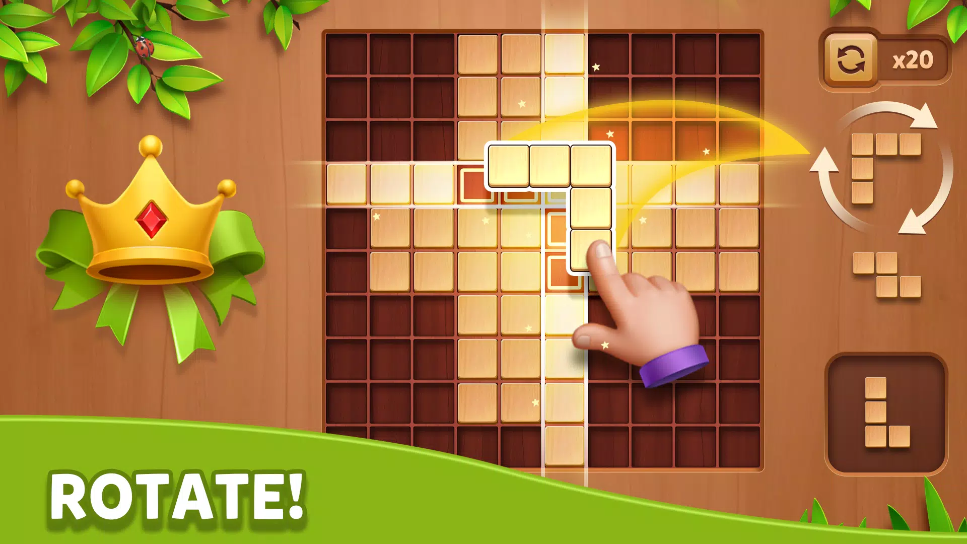 Cube Block - Woody Puzzle Game 螢幕截圖 1