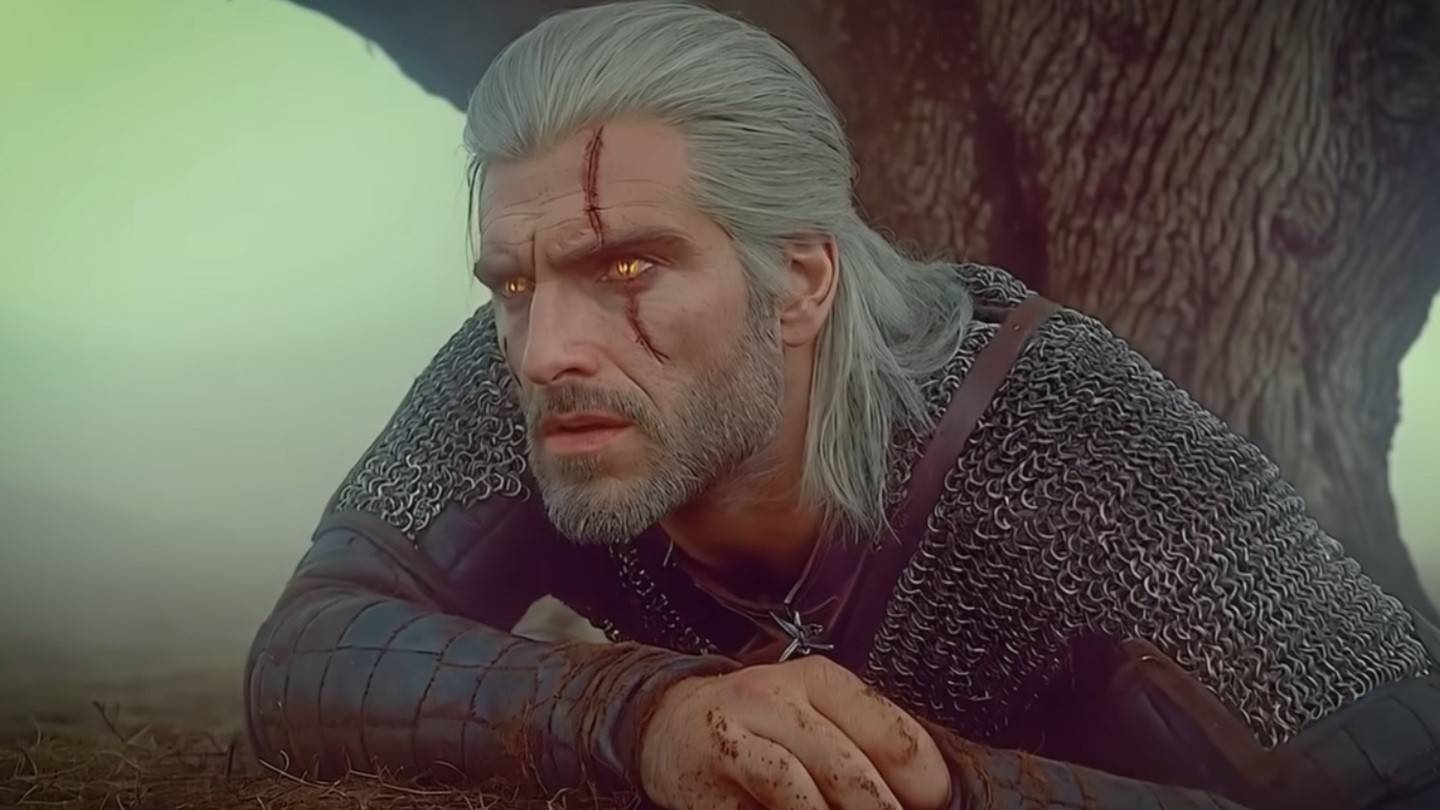 Fantasy Epic 'The Witcher 3' переосмыслен как кинематографический шедевр 80 -х годов