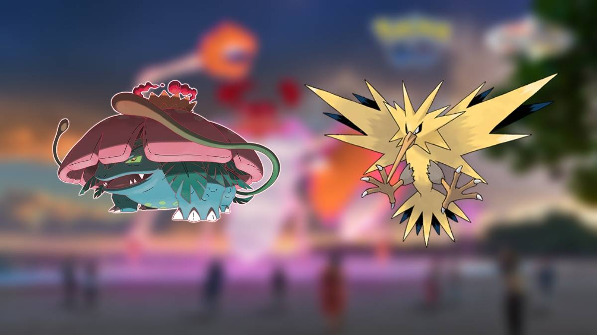 Venusaur & Zapdos, kaunter terbaik untuk Gigantamax Kingler di Pokemon Go