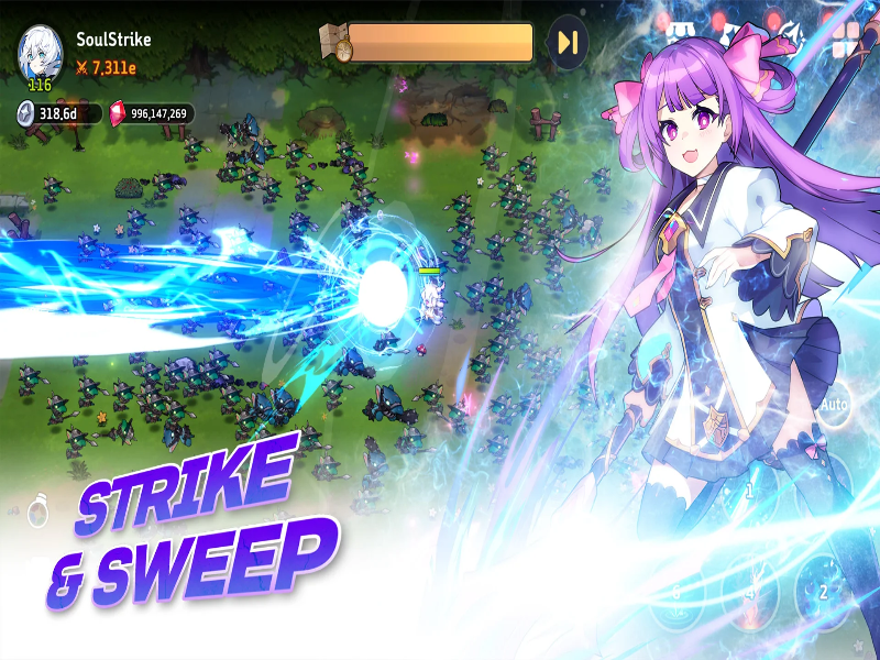 Soul Strike! Idle RPG Mod スクリーンショット 0