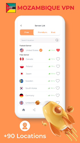 Mozambique VPN - Private Proxy Zrzut ekranu 1
