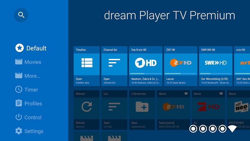 dream Player for Android TV 螢幕截圖 1