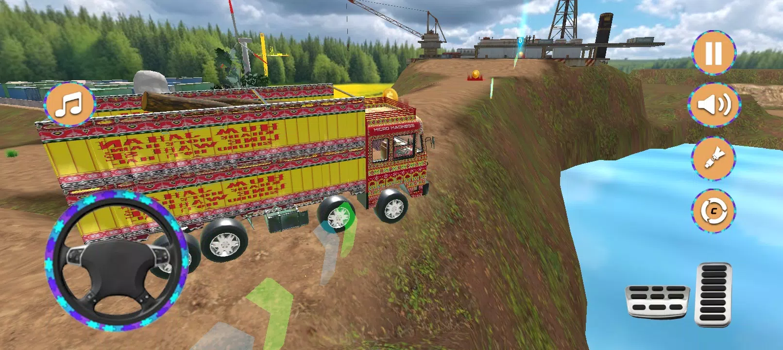 Hill Truck Simulator Games 3d 螢幕截圖 1