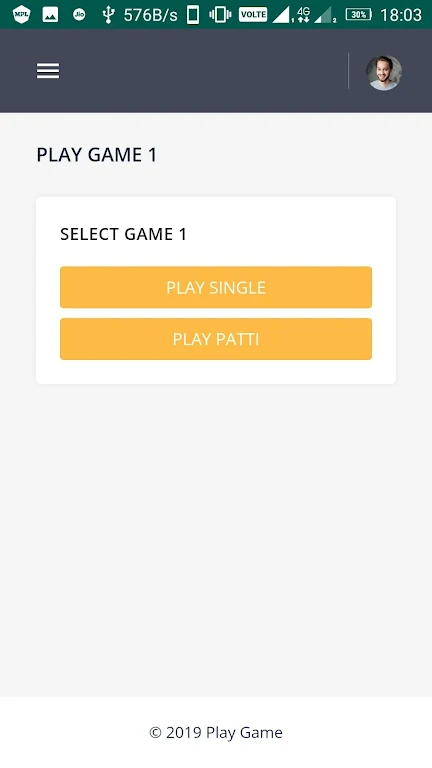 SampleGameApp Tangkapan skrin 0