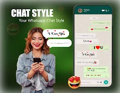 Chat Style - Fonts Keyboard Скриншот 0