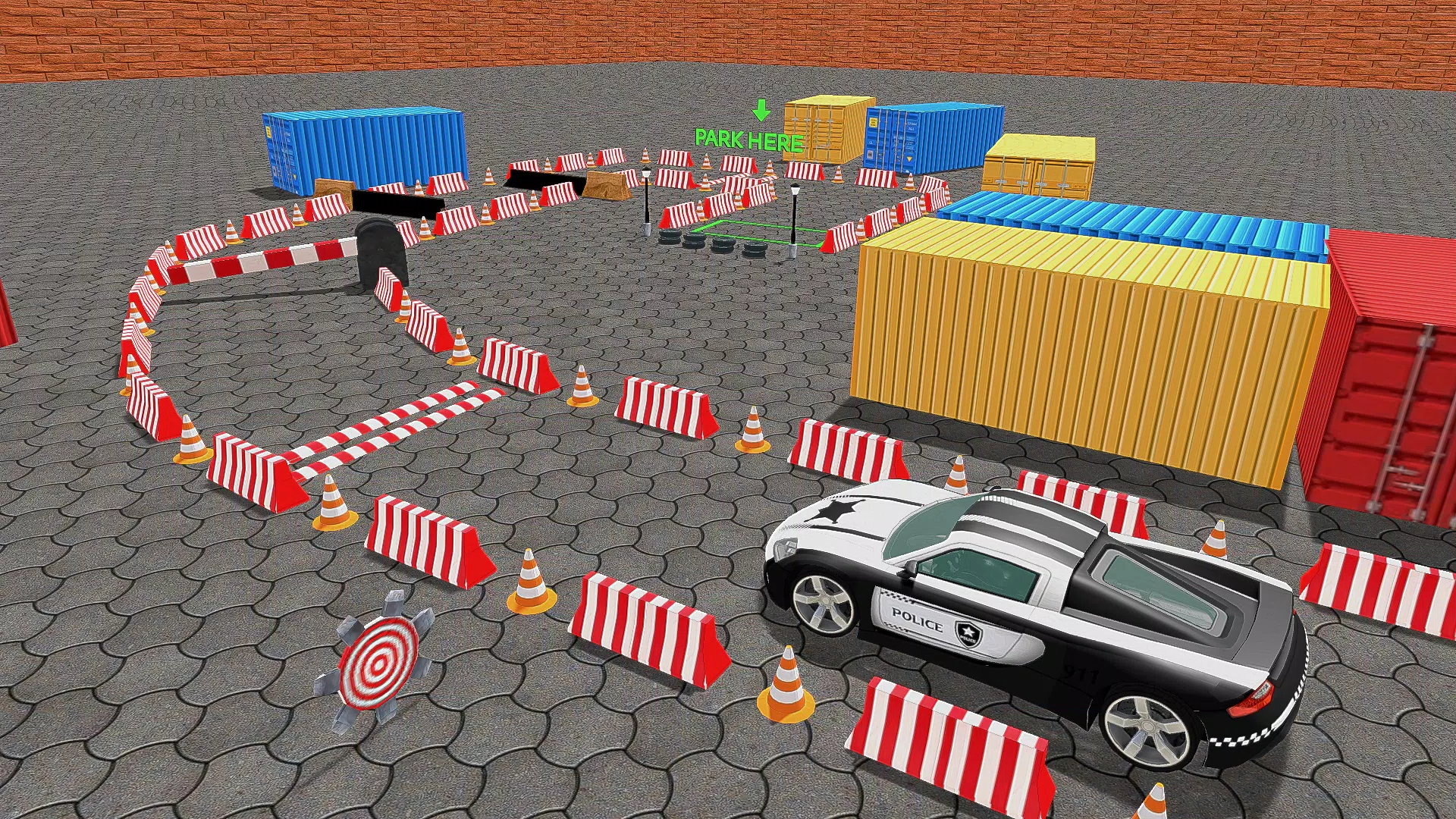 Schermata Police Car Parking Car Game 3D 1