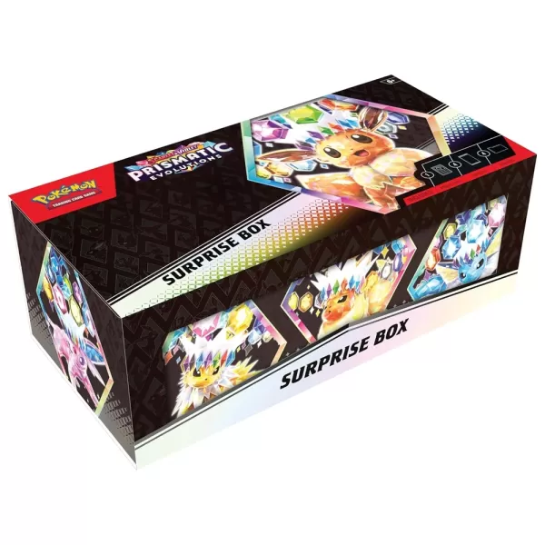 Pokémon TCG: Prismatic Evolutions Boxes Rustocked op Amazon