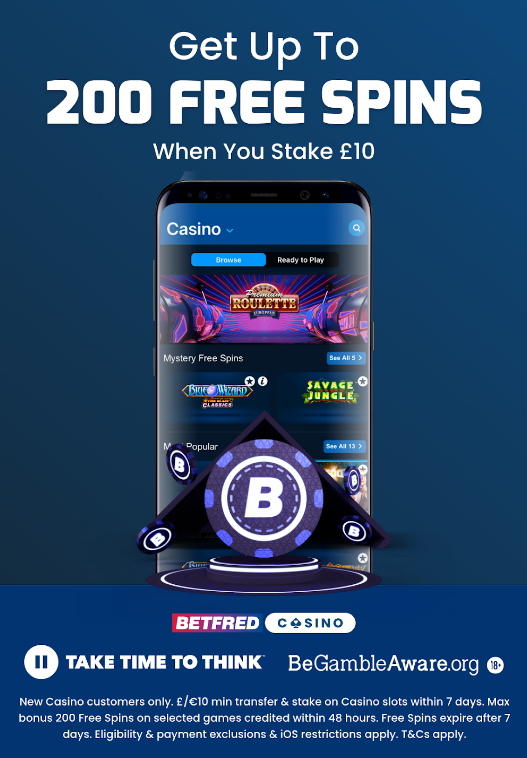 Schermata Betfred Sports Casino Games 1