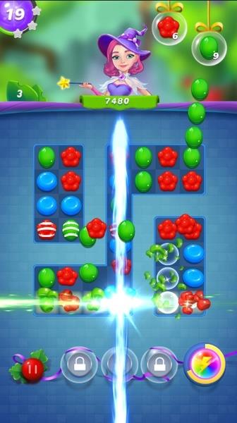 Candy Witch Match 3 Puzzle Ekran Görüntüsü 3