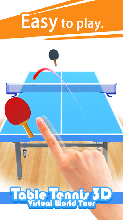 Table Tennis 3D Ping Pong Game Zrzut ekranu 2