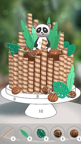 Cake Coloring 3D স্ক্রিনশট 2