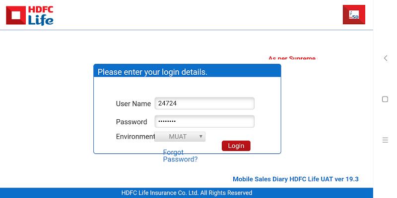 HDFC Life mSD Sales应用截图第0张