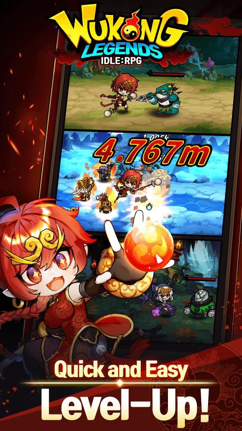 WuKong Legends : Idle RPG Ảnh chụp màn hình 1