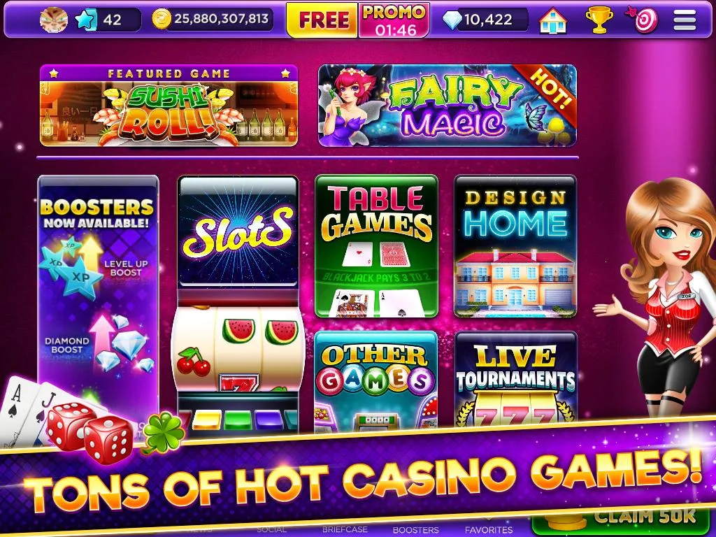 Glamour Casino - Home Designer Slots スクリーンショット 0