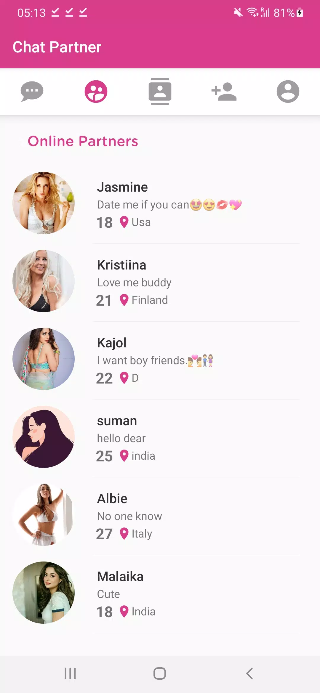 Chat Partner 螢幕截圖 3