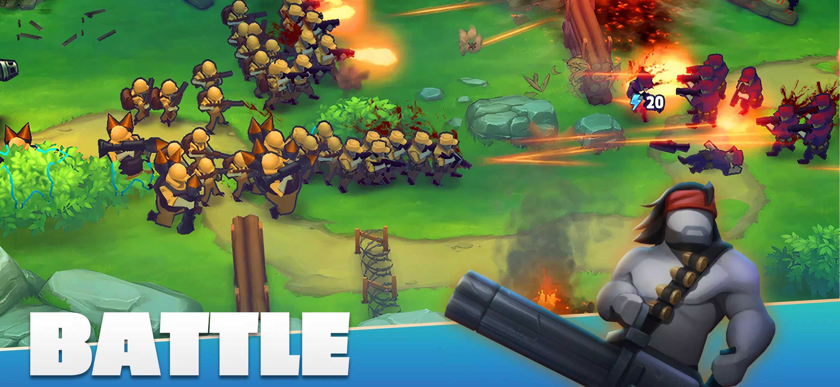 GUNS UP! Mobile War Strategy应用截图第0张