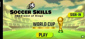 Soccer Skills - Cup of World Ekran Görüntüsü 0