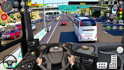 Grand City Racing Bus Sim 3D Captura de tela 3