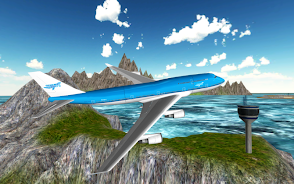 Schermata Flight Simulator: Fly Plane 3D 1