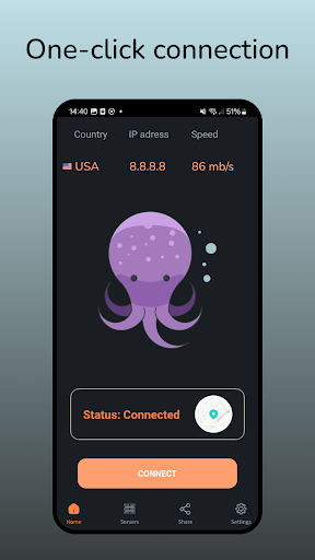 Octopus VPN & Proxy Schermafbeelding 0