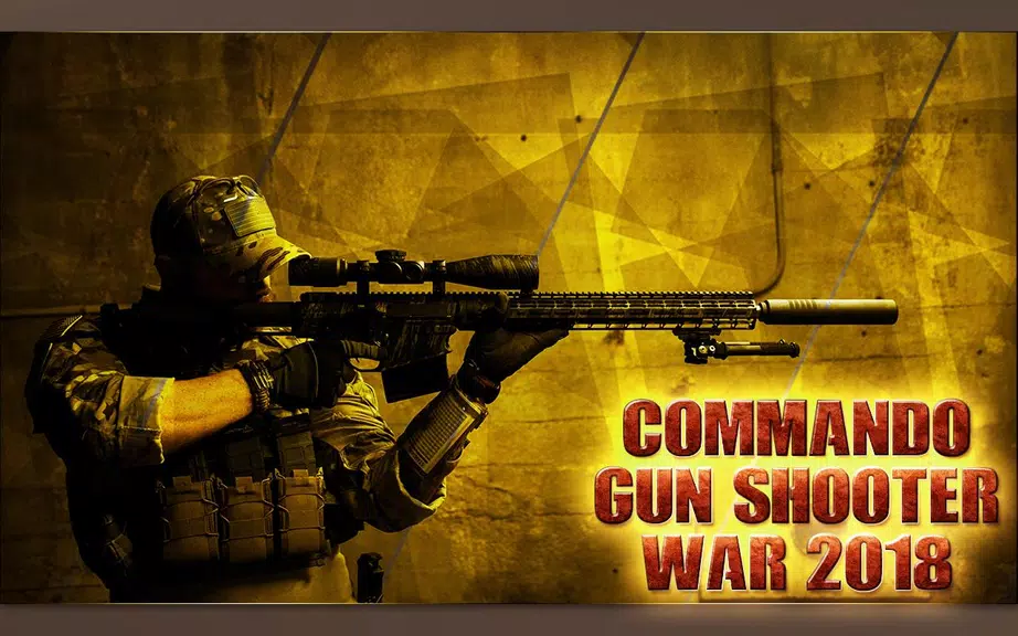Commando Gun Shooter War 2018 Captura de tela 0