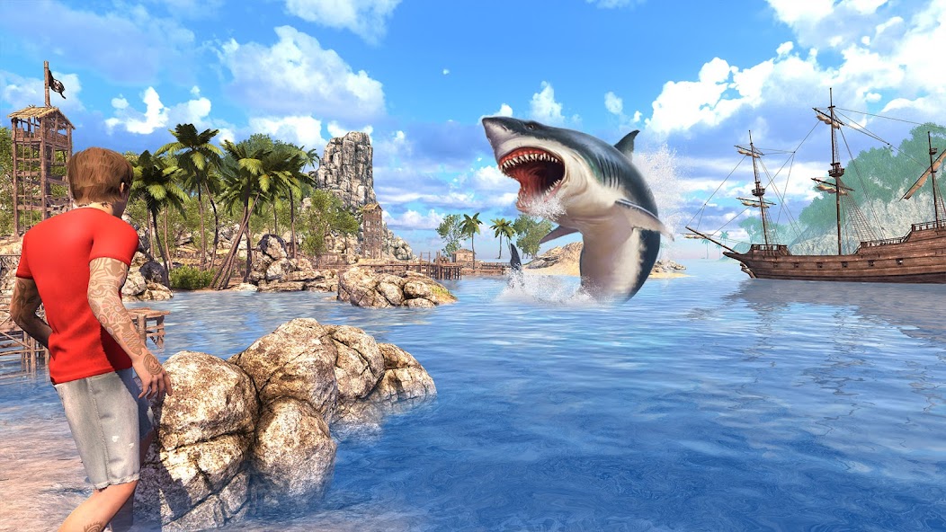 Angry Shark Games: Game 2024 Mod ภาพหน้าจอ 0