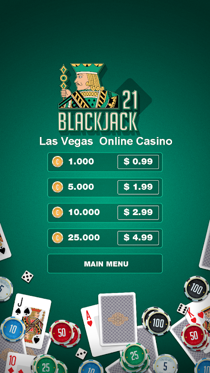 BlackJack 21: Las Vegas  Online Casino Game Schermafbeelding 1