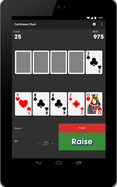 Caribbean Stud - Poker Style Card Game ภาพหน้าจอ 1