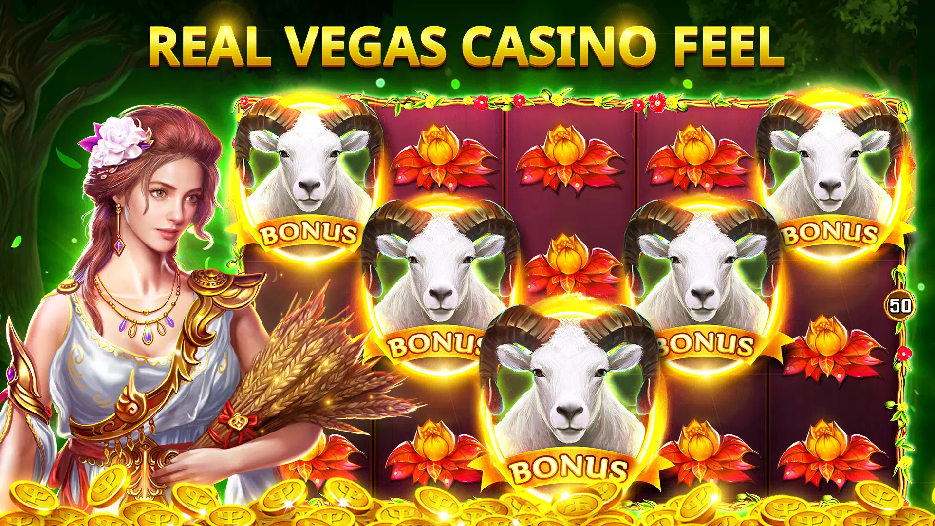 slots Myth - Slot Machines MOD 螢幕截圖 1