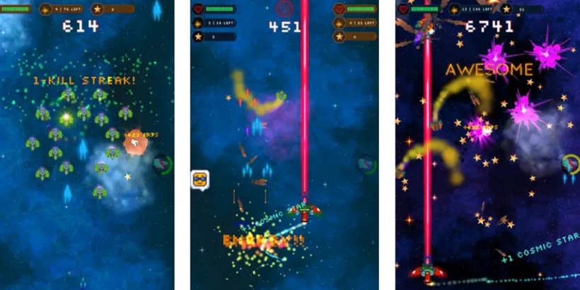 Wars of Wanon lets you shoot aliens and dodge bullets Galaga-style, out now