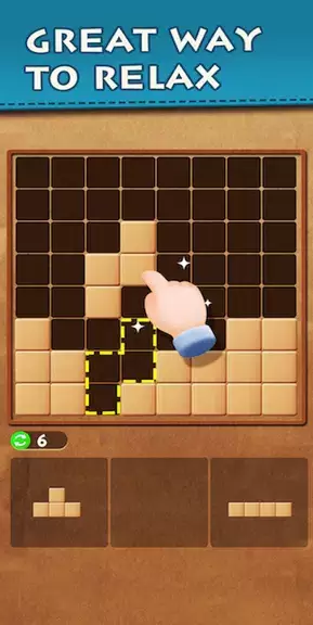 Wood Block Puzzle Classic Game Captura de pantalla 1