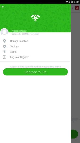 Avira Phantom VPN স্ক্রিনশট 1