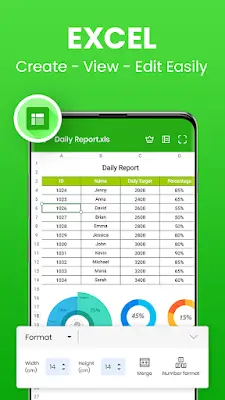 Docx Reader - PDF, XLSX, PPTX स्क्रीनशॉट 2