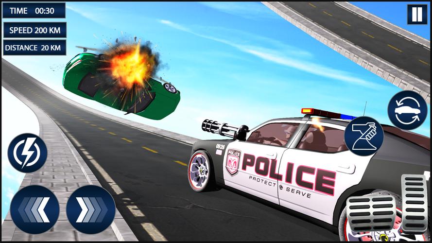 Police Car Chase: Driving Game Captura de tela 1