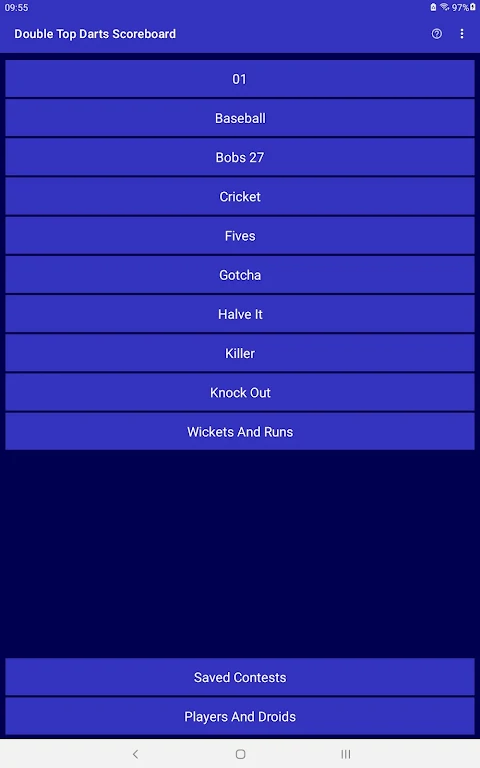 Double Top Darts Scoreboard Скриншот 0