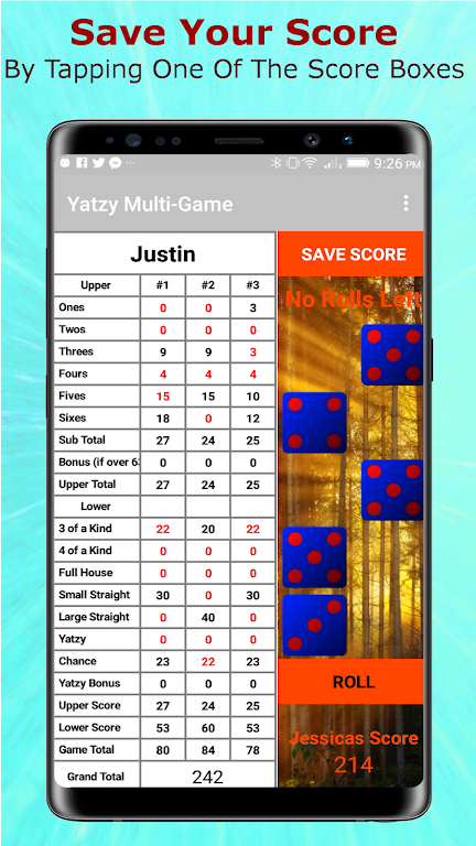 Yatzy Multi-Game Edition Schermafbeelding 2