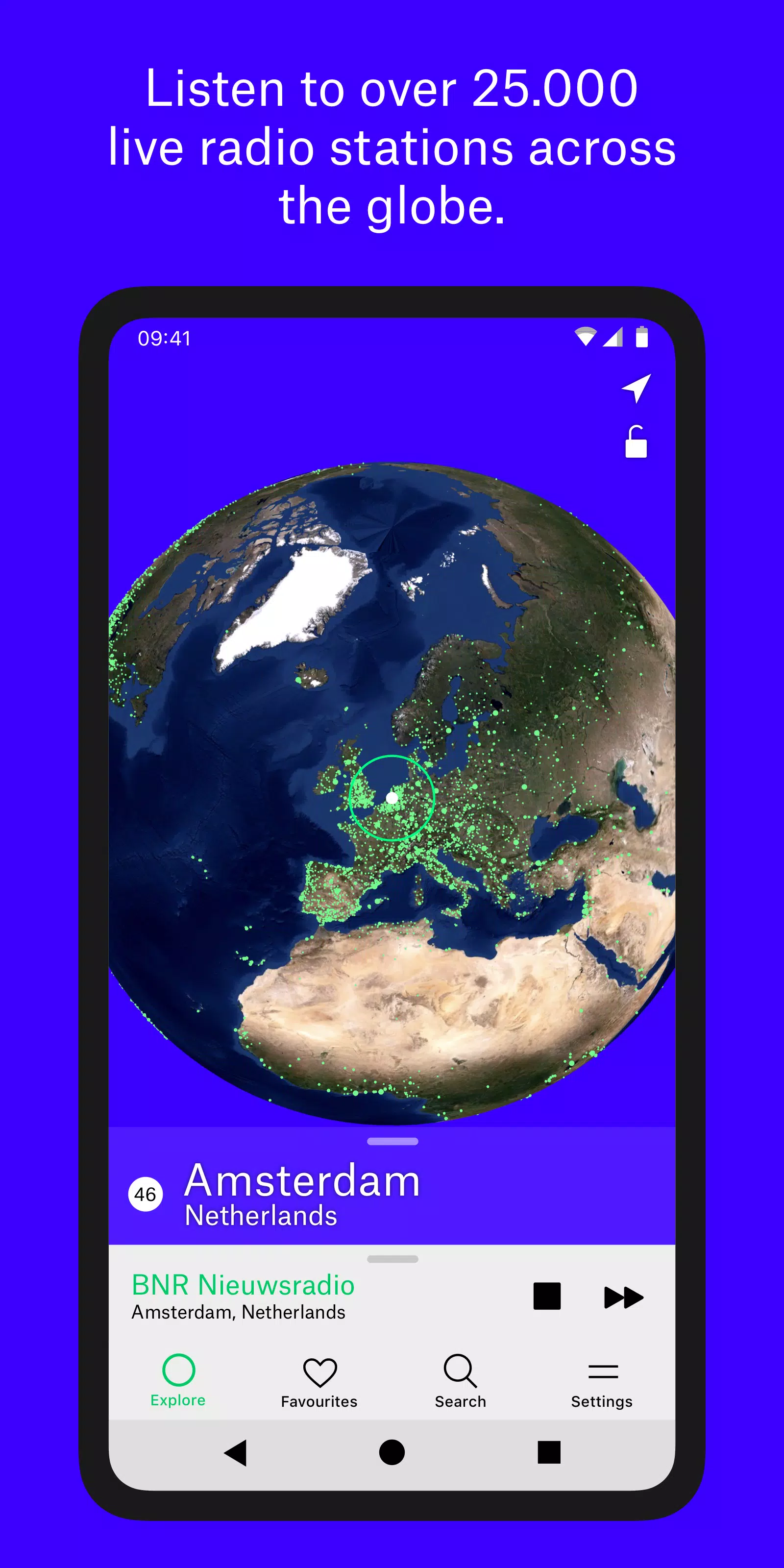 Radio Garden Zrzut ekranu 0